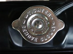 6S099 Radiator Cap & Overflow Hose